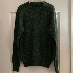 Sfera Men heathered green crewneck sweater